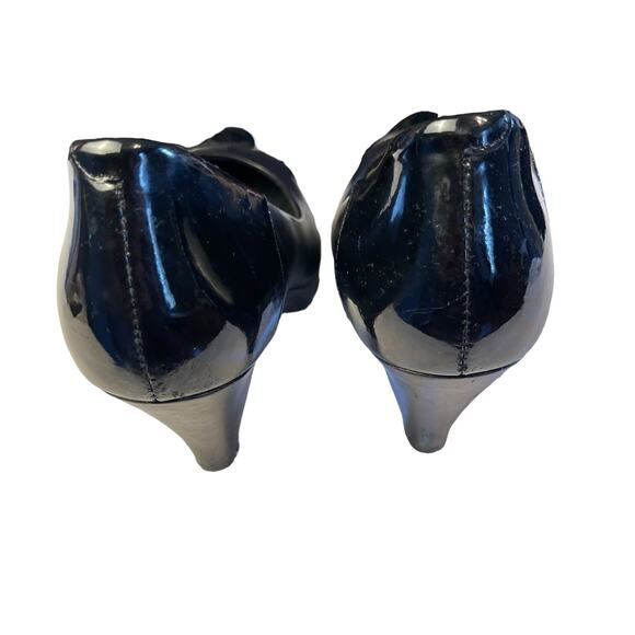 Ziera July Classic Dress Leather Pumps Shoes Black Size 10/40M - Picture 7 of 11